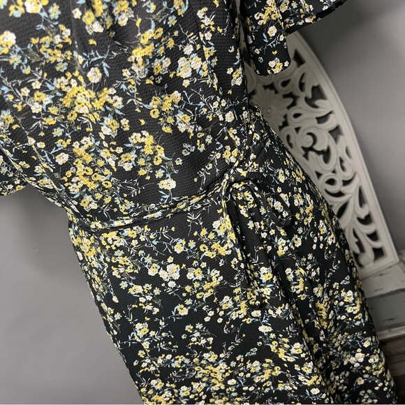 Lulus September Sunset Floral Wrap Maxi Dress Size XS Boho Cottage Core - Picture 7 of 16